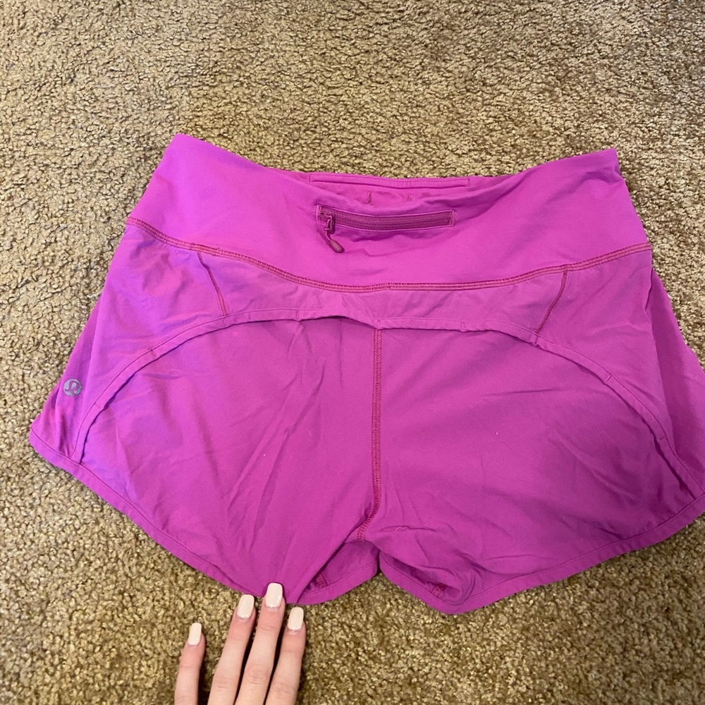 Pink lulu shorts